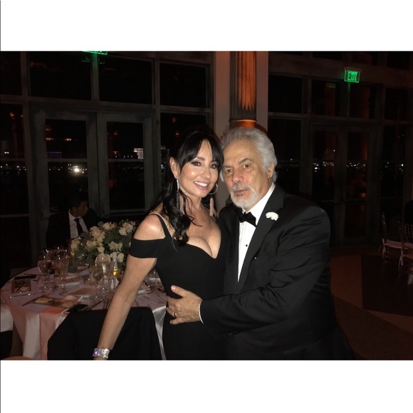 🥂Tarik Ediz black beaded gown🥂 - Picture 7 of 8